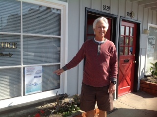 MB attorney John Ready is one of many proprietors who gladly displayed our HWL poster in their windows.