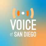 Text says "VOICE of San Diego" over blue and orange background.