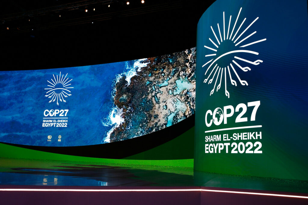 COP27 Egypt 2022 conference background