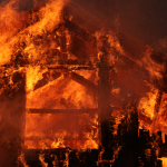 House burning