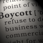 Boycott words on page with partial definition