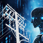 Utility line and AI robot